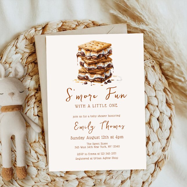 adding s'more to love family baby shower invitation (Creator Uploaded)