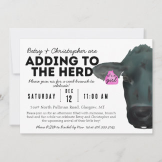 Adding to the Herd! Cow Ranch Farm Baby Shower
