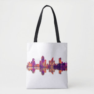 Addis Ababa Ethiopia skyline Tote Bag