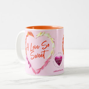 Addison Cole, A Love So Sweet Mug - pink/orange