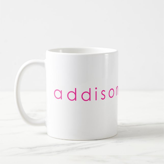 Addison name, for Addison Coffee Mug (Left)