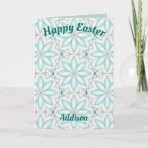 ADDISON ~ Personalised Easter card pattern ~