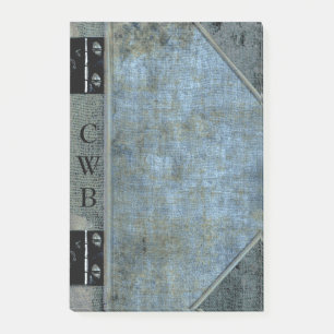 Addison Scout Old Book Cool Monogram Post-it Notes