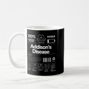 Addisons Disease Awareness Adrenal Chaos Illness Coffee Mug