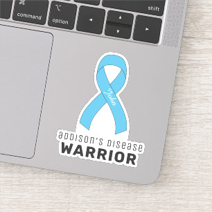 Addison's Disease Warrior Vinyl Sticker