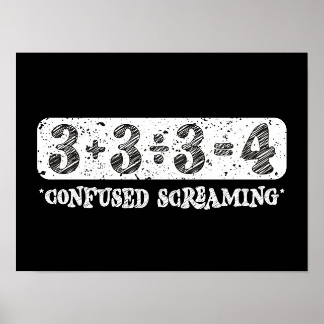 Addition Division Subtraction Equals  Poster (Front)