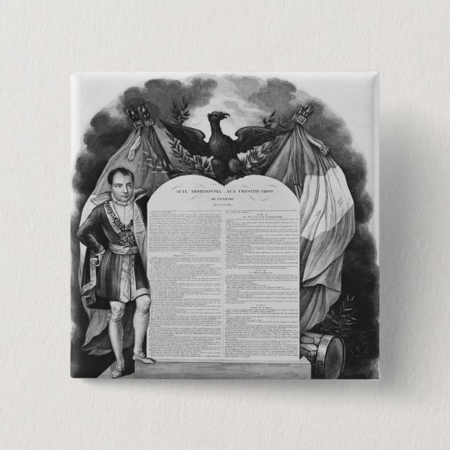 Additional act of 22nd April 1815 15 Cm Square Badge (Front)