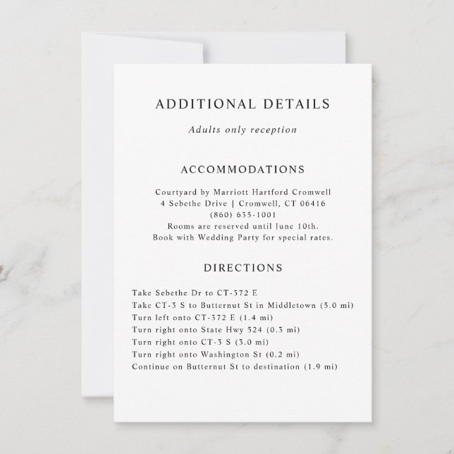 Additional Details Insert Card (Front)