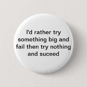 additude 6 cm round badge