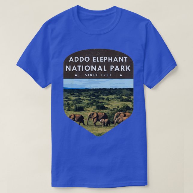 Addo Elephant National Park T-Shirt (Design Front)