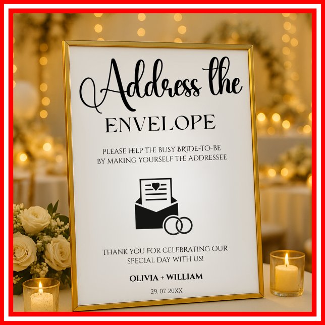 Address An Envelope Make Yourself An Addressee Poster (Creator Uploaded)