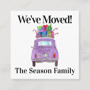 Address Announcement Fiat 500 Christmas Gifts