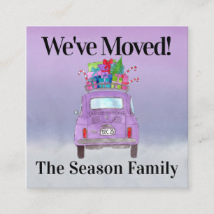 Address Announcement Fiat 500 Christmas Gifts