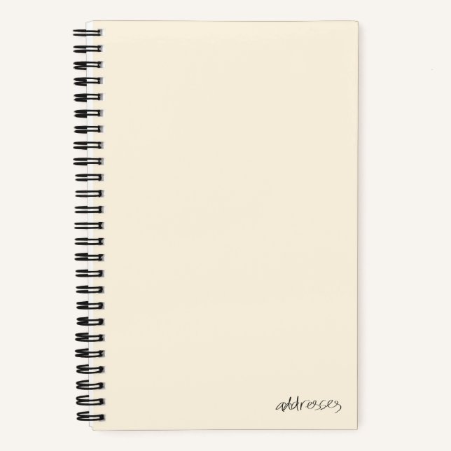 address book (Front)