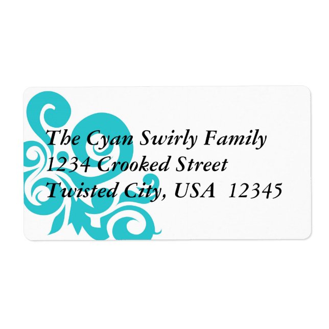Address Label (Front)