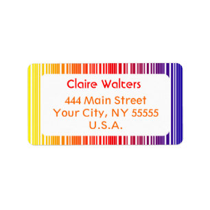 Address Label "Colour Grade"