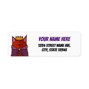 Address Label, Customise the name and image Return Address Label