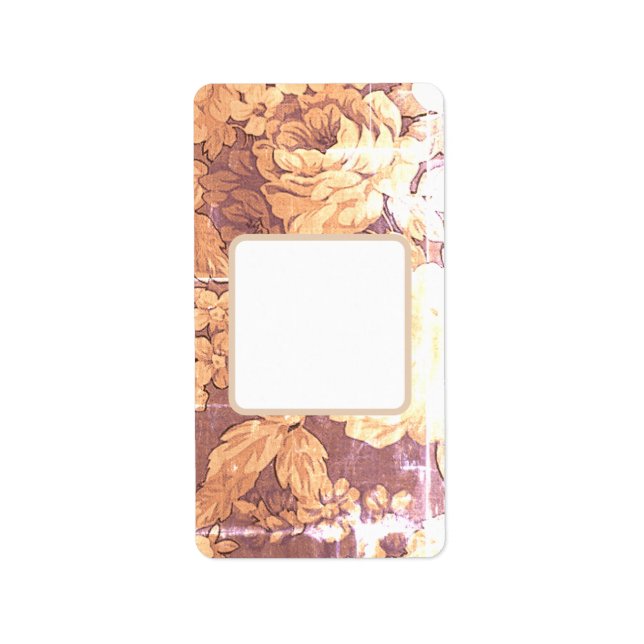 Address Label FLOWER ART AND DESIGN STYLE  (Front)