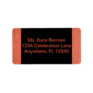 Address Label for Hoops Collection