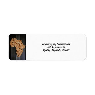 address label return address label