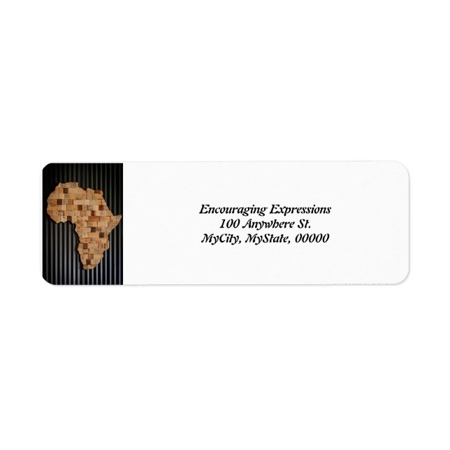 address label return address label (Front)