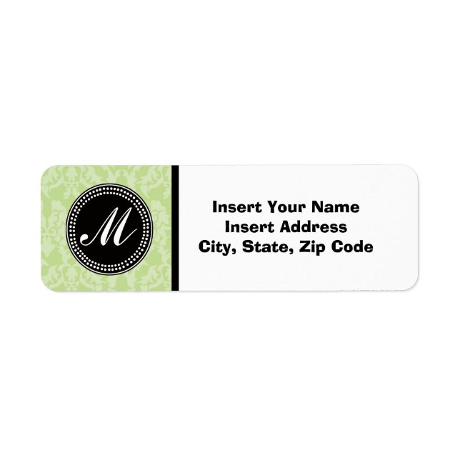 Address Label Return Address Label (Front)