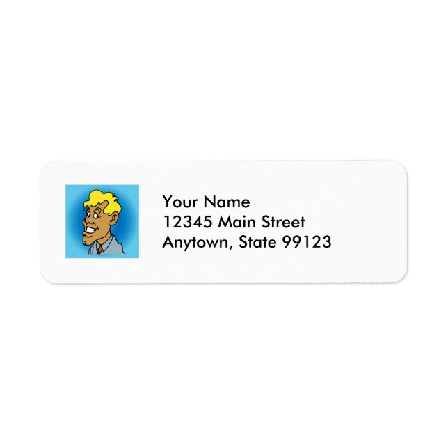 Address Label Template Return Address Label (Front)