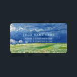 ADDRESS LABEL : VAN GOGH : WHEAT FIELD<br><div class="desc">ADDRESS LABEL : VAN GOGH : WHEAT FIELD  UNDER THUNDERCLOUDS</div>