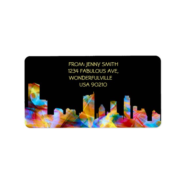 - Address labels (Front)