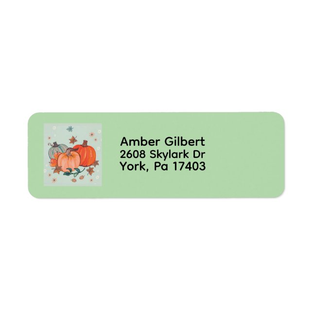 address labels  (Front)