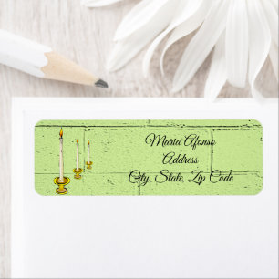 Address Labels Candles
