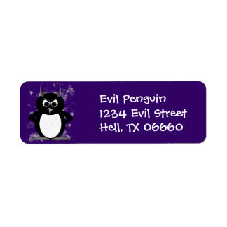 Address Labels - Evil Penguin