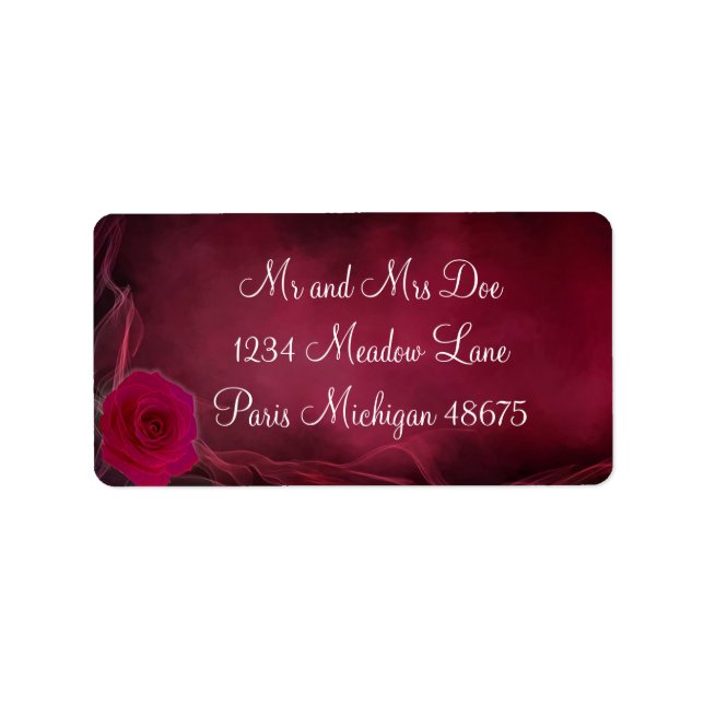 Address Labels/Flower Label (Front)