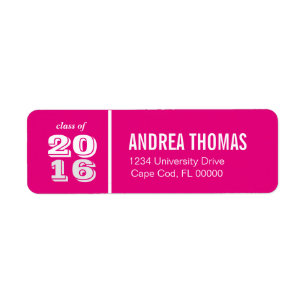 Address Labels } Graduation "Class of...."