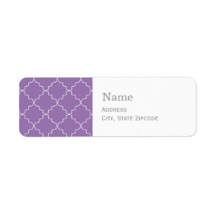 Address Labels     Purple