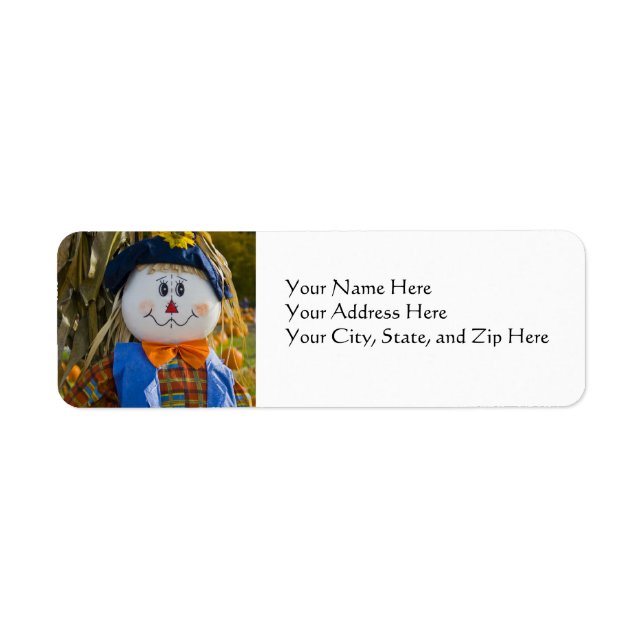 Address Labels:  Scarecrow Return Address Label (Front)