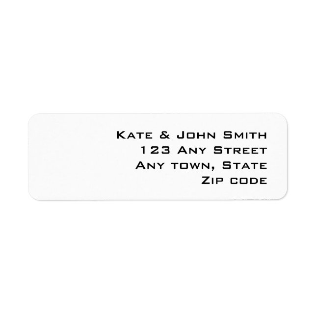 Address labels templates (Front)
