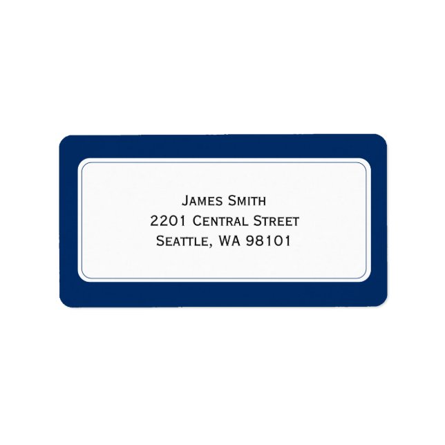 Address Mailing Labels (Front)