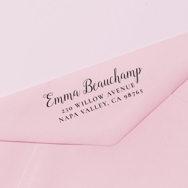 Address Stamp For Personal Or Professional Mail (Stamp Mock-up)