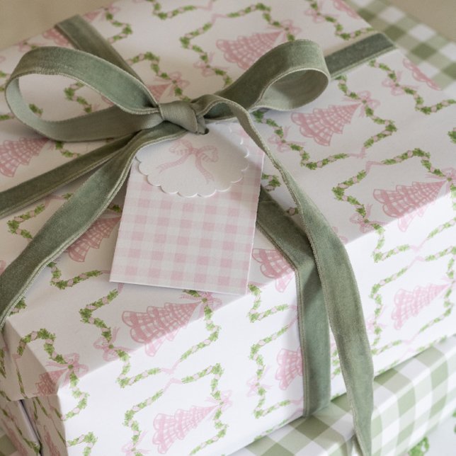 Addy's Christmas Trees Wrapping Paper Sheet (Creator Uploaded)