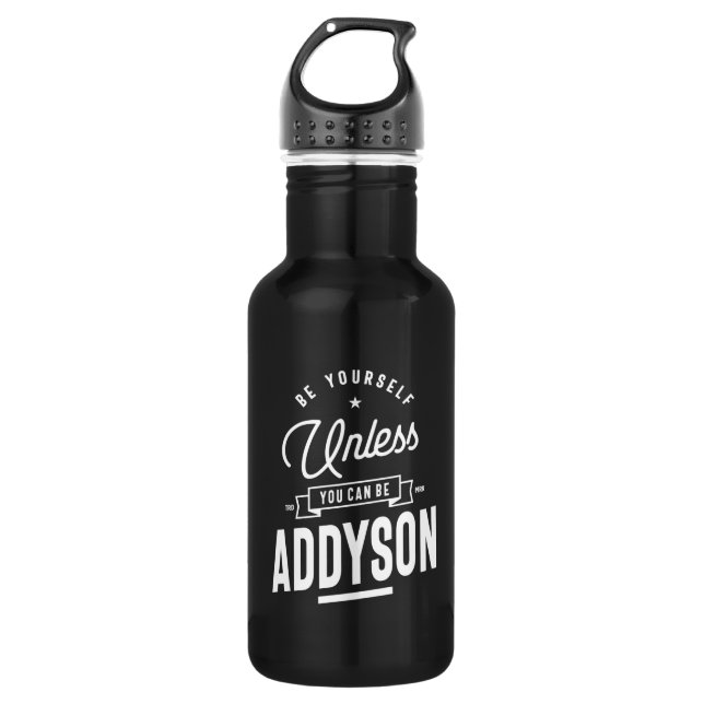 Addyson Personalised Name Birthday 532 Ml Water Bottle (Front)