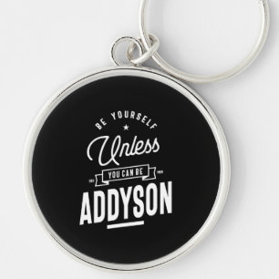 Addyson Personalised Name Birthday Key Ring