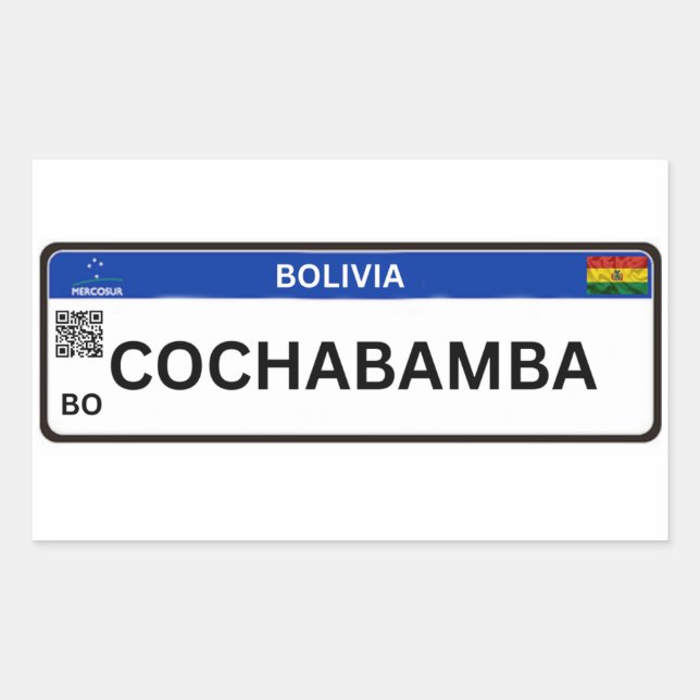 Adeales Cochabamba Mercosur Rectangular Sticker (Front)
