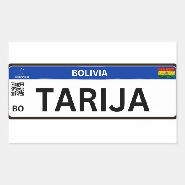 Adeja Tarija Mercosur Rectangular Sticker (Front)