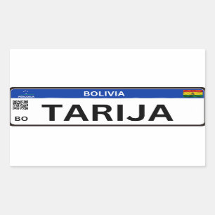 Adeja Tarija Mercosur Rectangular Sticker