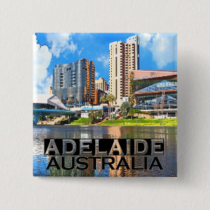Adelaide 15 Cm Square Badge
