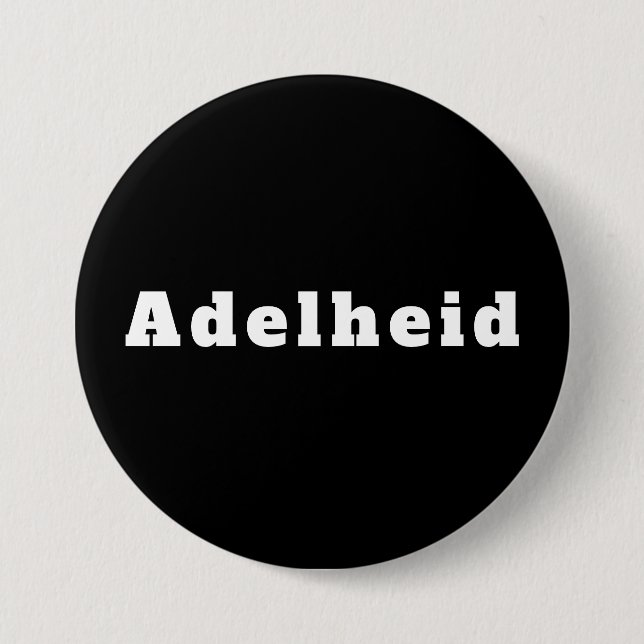 Adelaide 7.5 Cm Round Badge (Front)