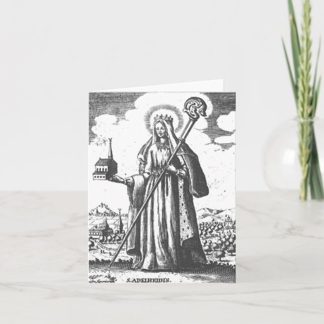 Adelaide, Abbess of Vilich Card (Front)