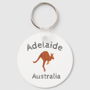 Adelaide Australia Kangaroo Key Ring