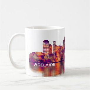 Adelaide Australia Skyline Coffee Mug